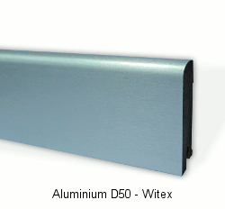 Aluminium D50 Sockelleiste Witex