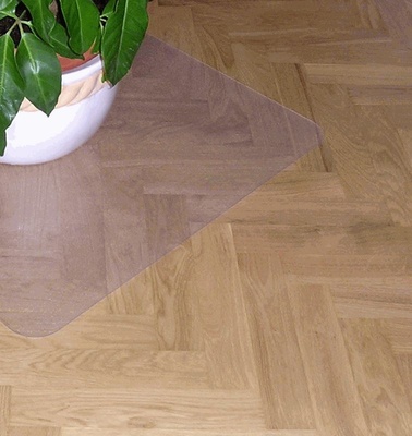 Polycarbonat Bodenschutzmatte CLEAR-ROLL quadratisch 120 x 120 cm