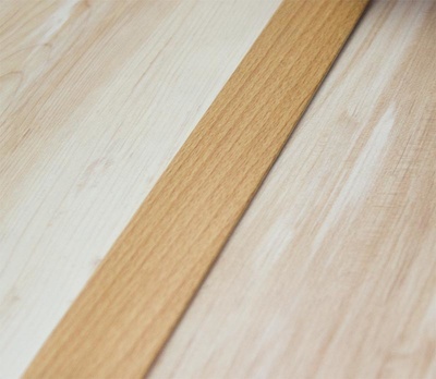 Flex Abschlußprofil Holzdekor 3-tlg. Buche für Laminat Parkett 90cm