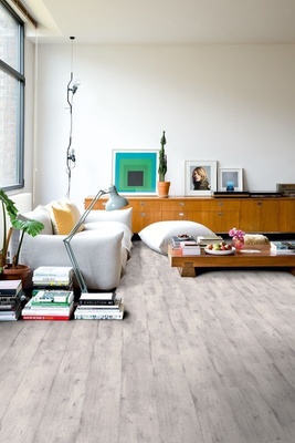 Quick-Step Laminat Impressive Beton hellgrau Feuchtraumlaminat