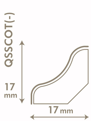 6 Quick-Step Sockelleisten Scotia dekorgleich Hhe 17 mm