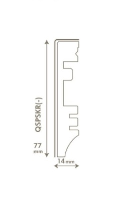 6 Quick-Step Sockelleisten Parkett Fussleiste dekorgleich Hhe 77 mm